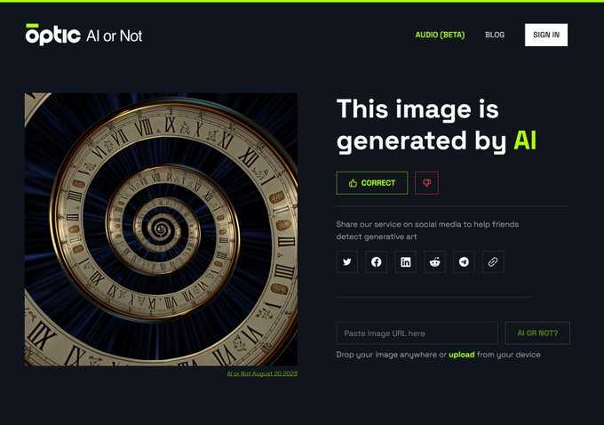 AI image Checker Proof