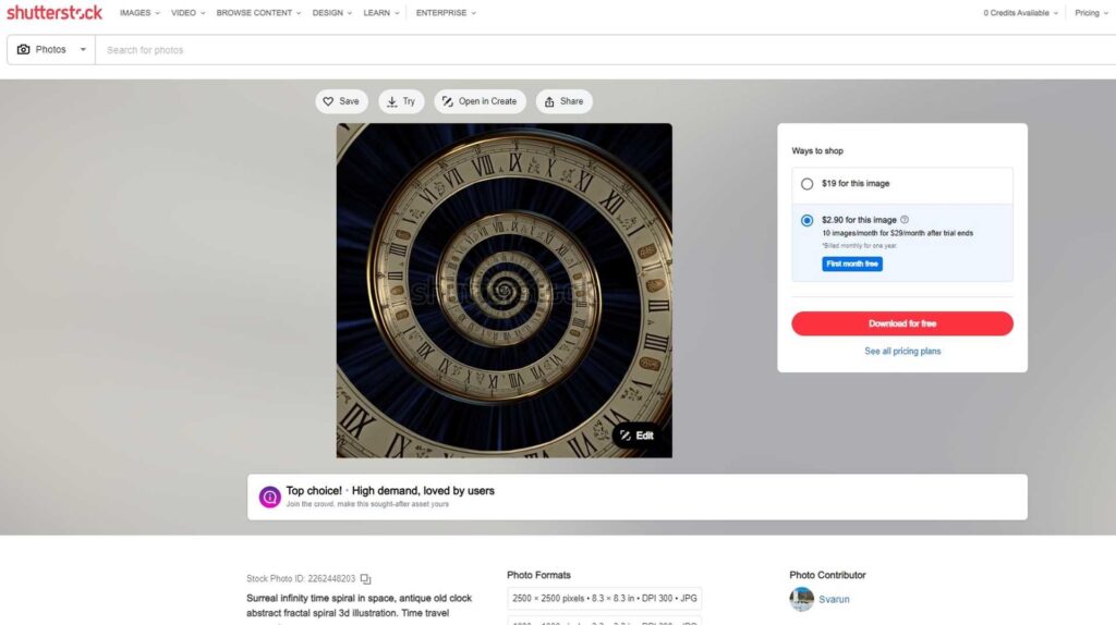 Shutterstock AI Clock Image used in Loki Poster
