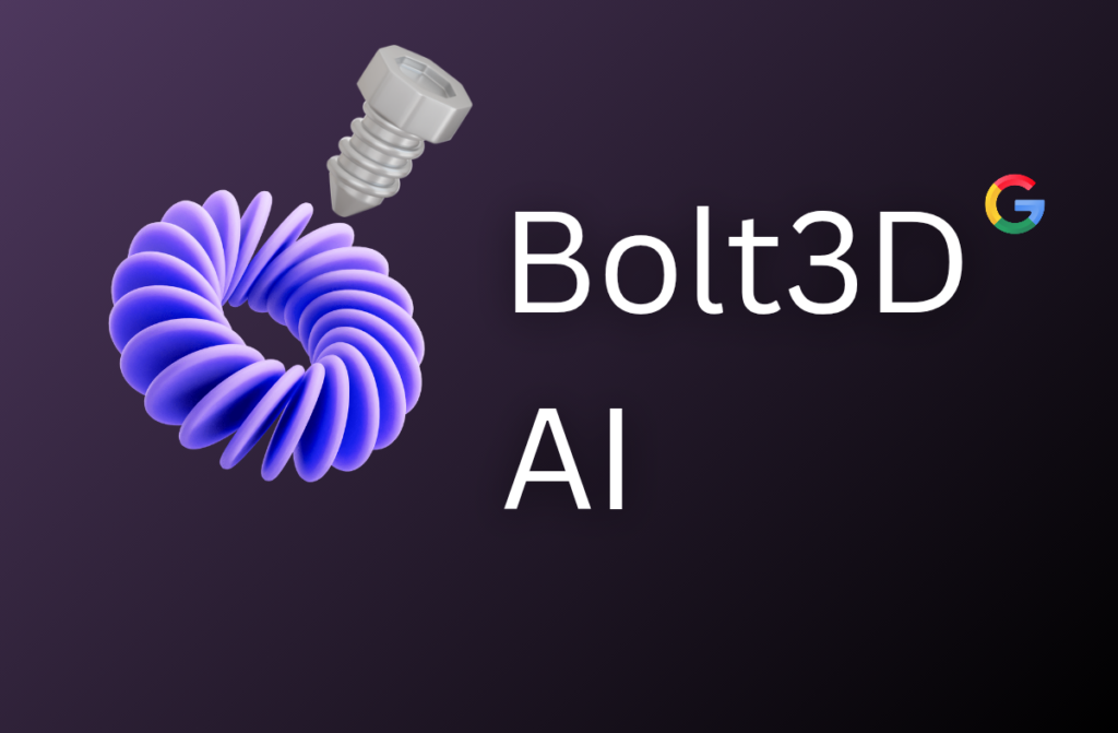 Google Bolt3D AI