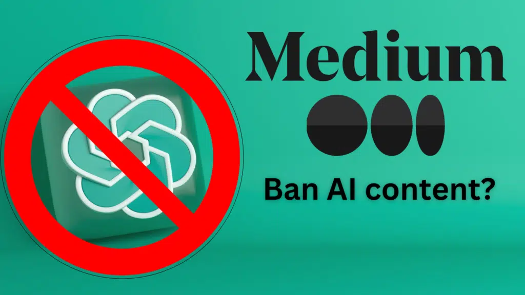 Why Medium bans AI content?