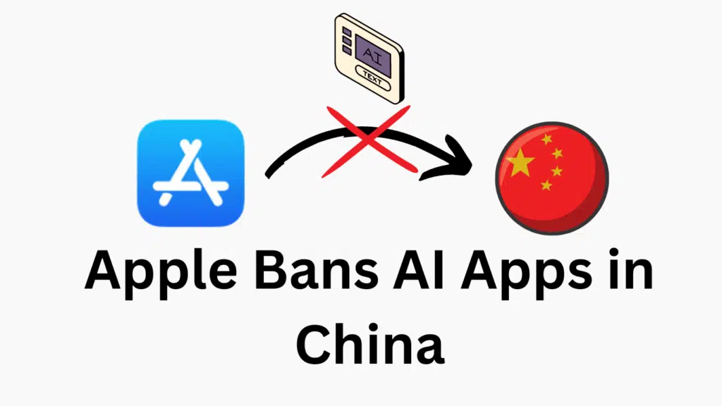 Apple removes Generative AI apps from the Chinese App Store